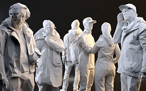 VectorPeople Sixpack 003 rigged