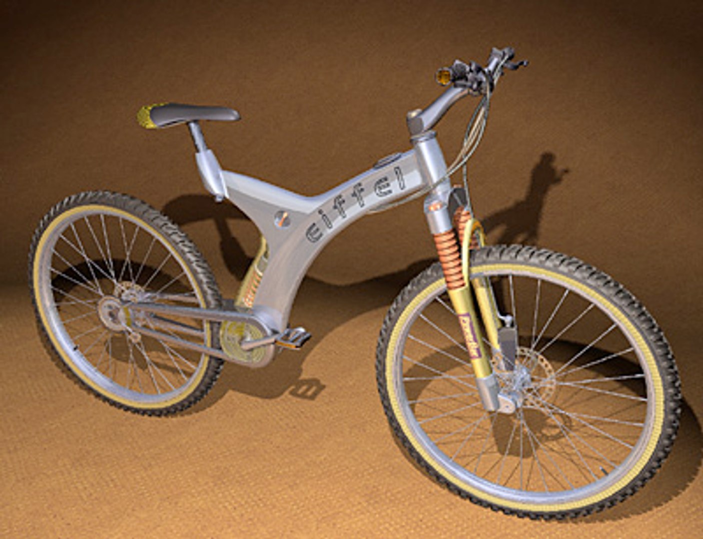 Alias Studiotools Mountain Bike 3d Model