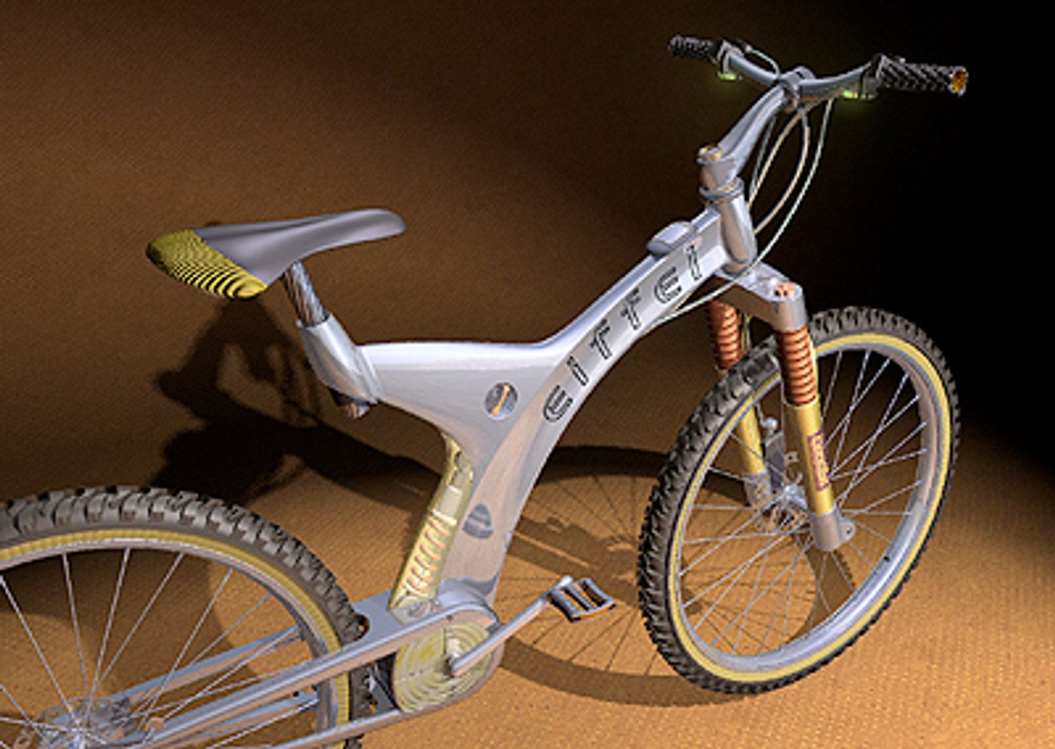 Alias Studiotools Mountain Bike 3d Model