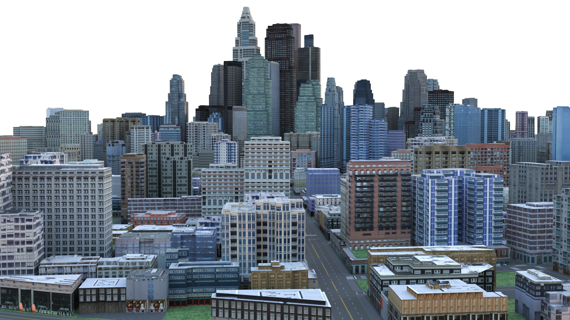 3D City 75 Model - TurboSquid 2039976