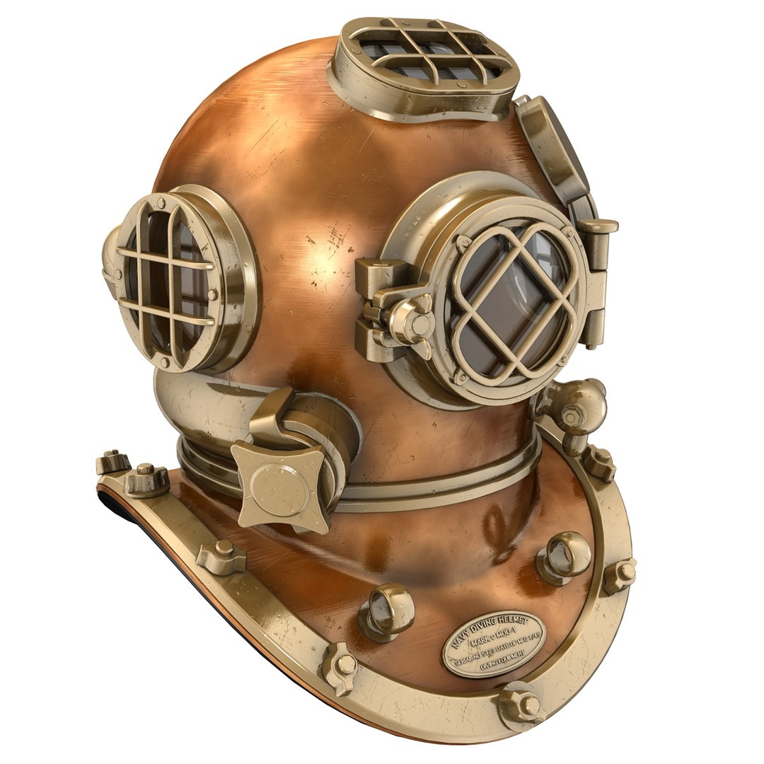 3d Model Diving Helmet