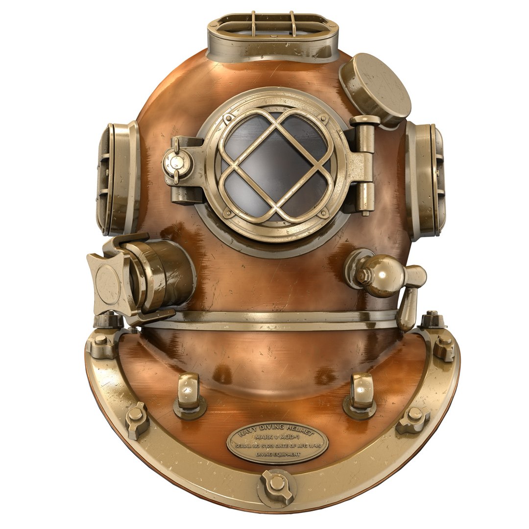 3d Model Diving Helmet