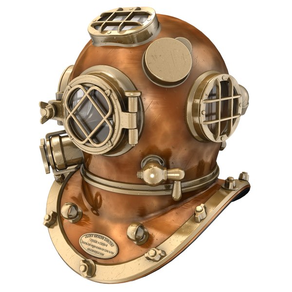 3d model diving helmet