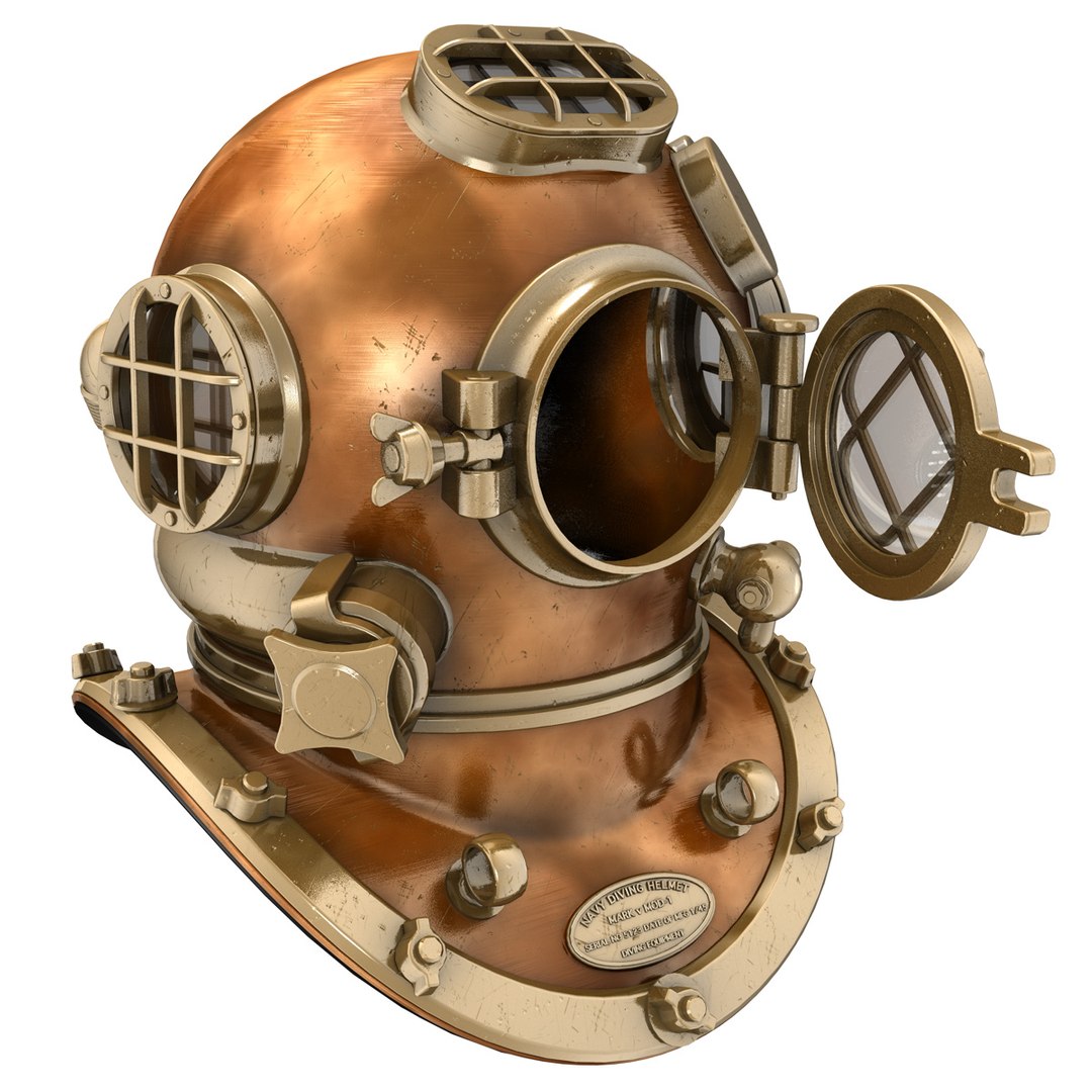 3d Model Diving Helmet