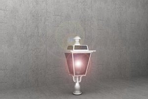 antique luminaire rh34 3d 3ds