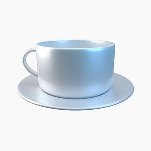 3D Empty Coffe Cup