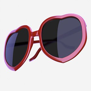 heart sunglass model