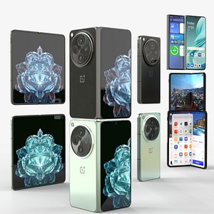OnePlus Open all colors rigged animated