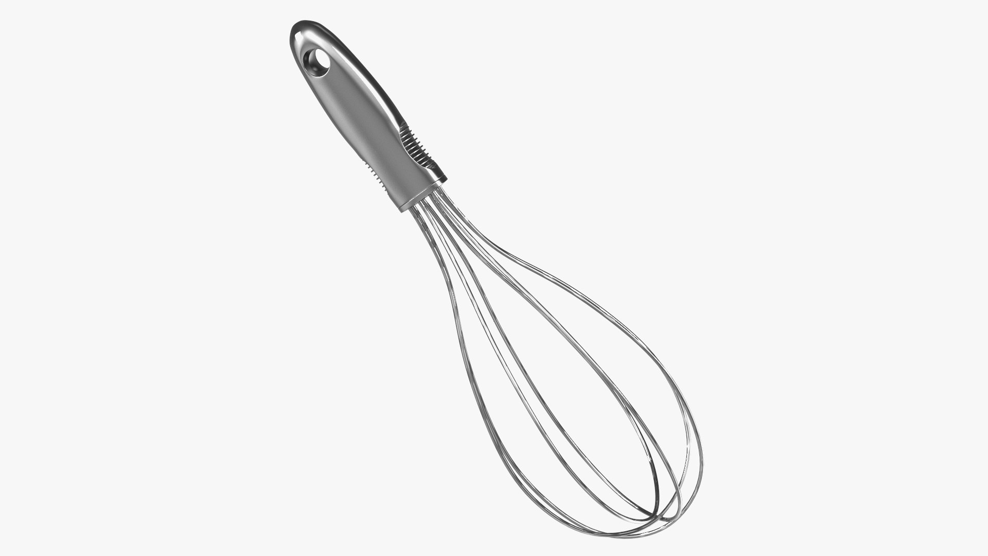 Stainless Steel Balloon Whisk 3D model preview