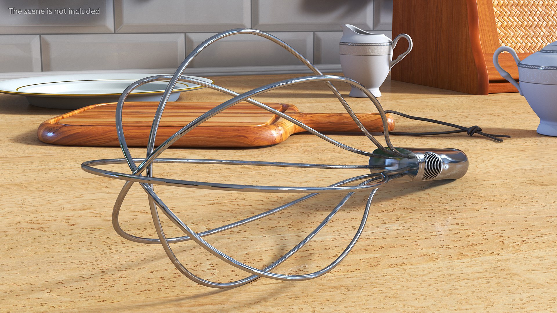 3D Stainless Steel Balloon Whisk - TurboSquid 2141462