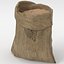 Food Sack Grain Open Modèle 3D