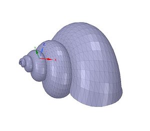 3D model creativity shell hermit crab