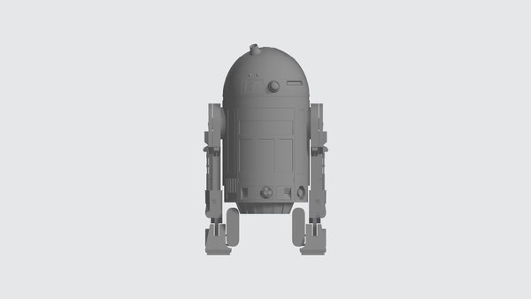modelo 3d Star Wars - Unidad R2 - TurboSquid 1761227