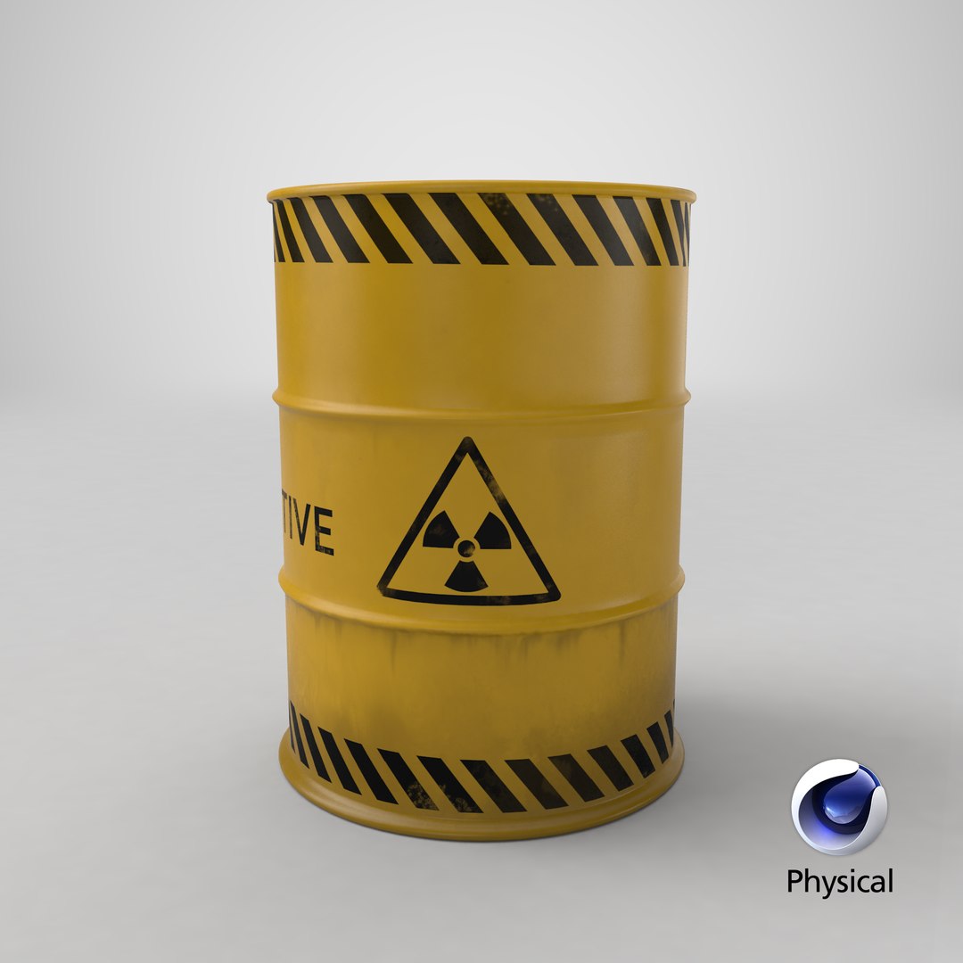 3D Nuclear Barrel Model - TurboSquid 1274912