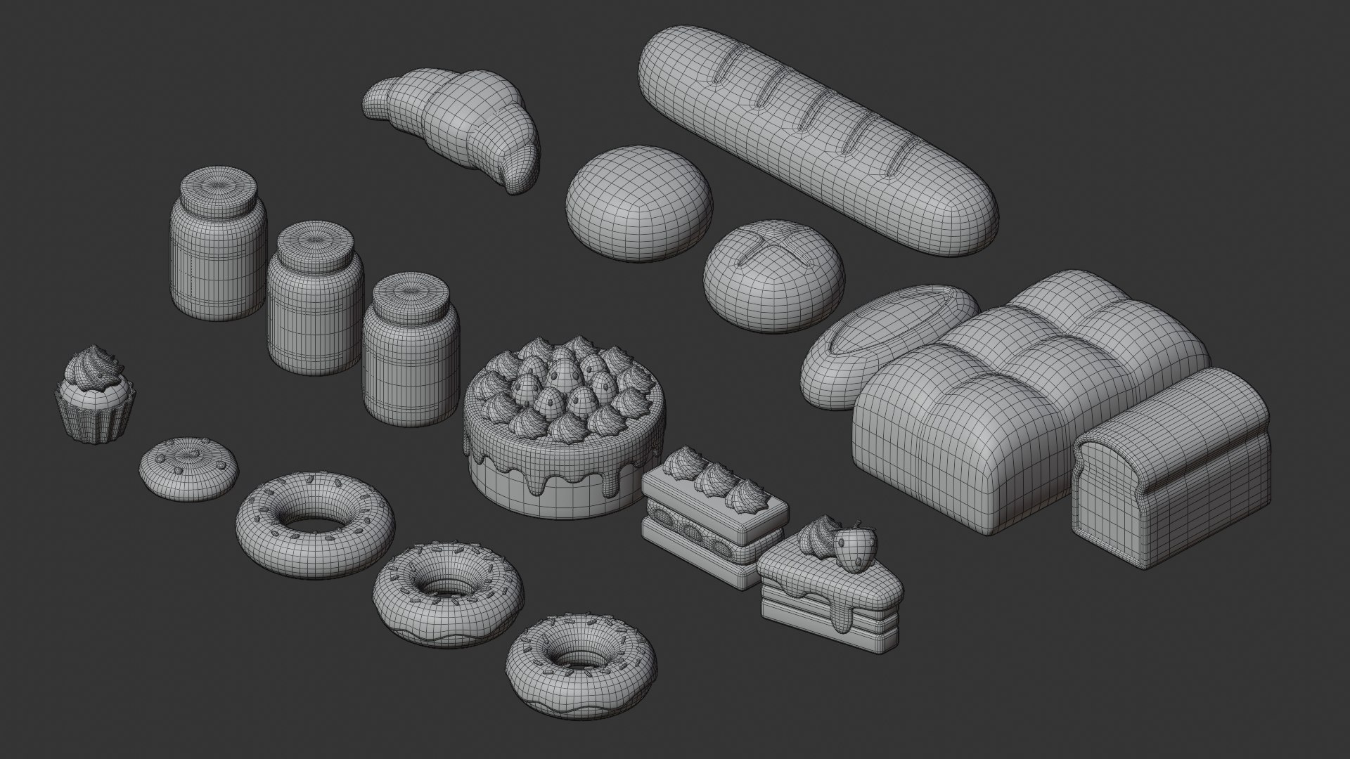 3D Bakery Collection https://p.turbosquid.com/ts-thumb/tH/3xDENU/nU/wire2/jpg/1722350986/1920x1080/fit_q87/1910f60a7d45bd60df638540d53fe0d9a9540caa/wire2.jpg