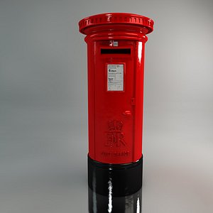 red post box c4d