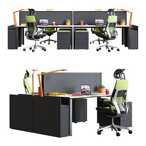 Steelcase - Office Table FrameOne Work Space