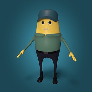 Cartoon Man - Stickman - Character