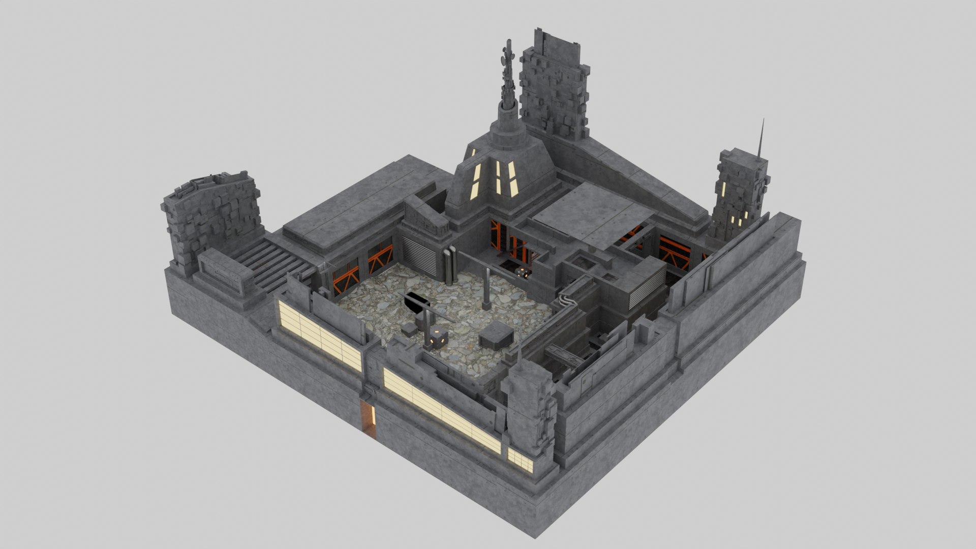 Prism - Shooter Game Map Arena Model - TurboSquid 2423347