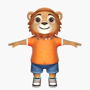 Cartoon Lion 3D