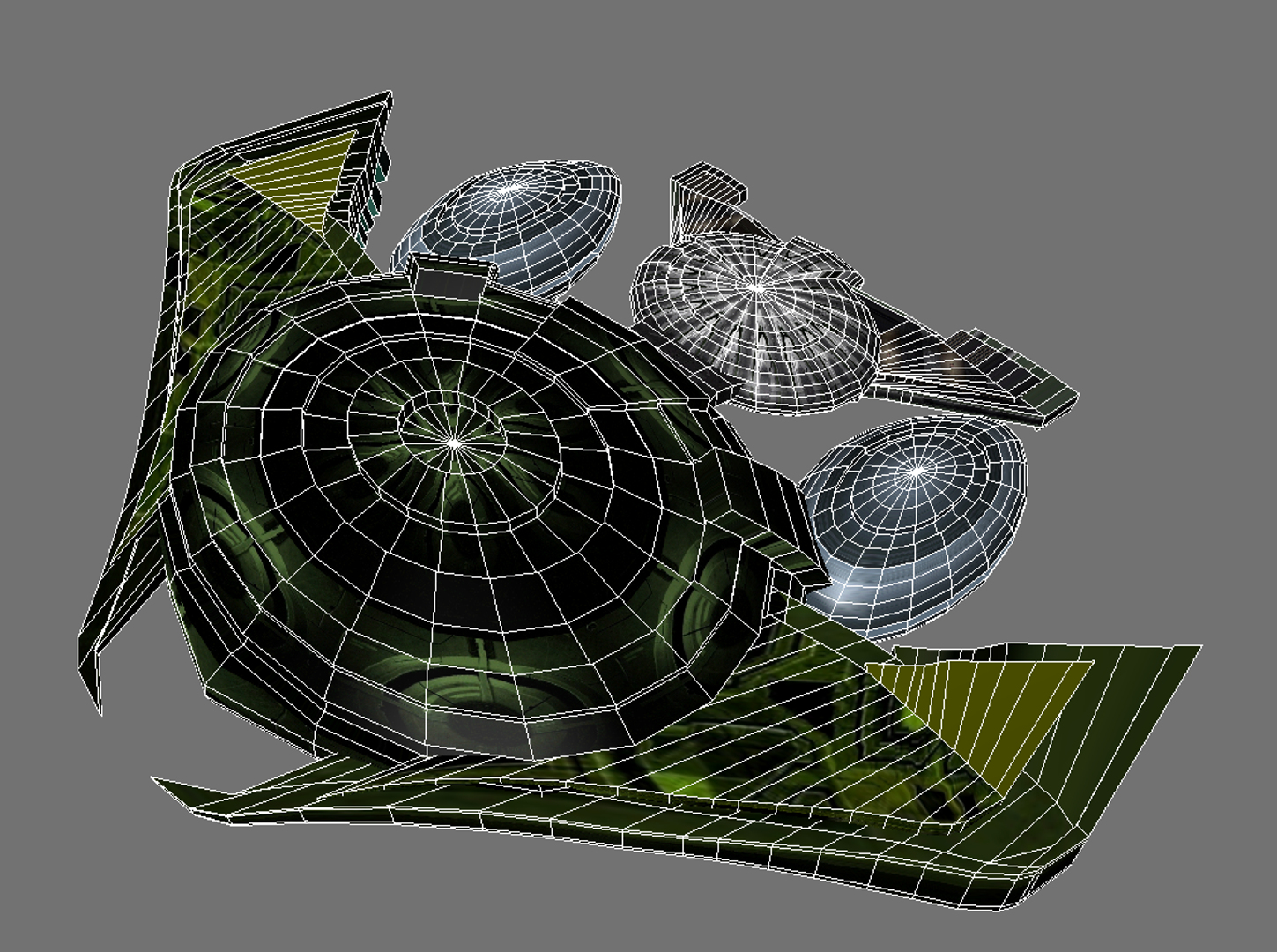 modelo 3d Nave espacial futurista - TurboSquid 1480297