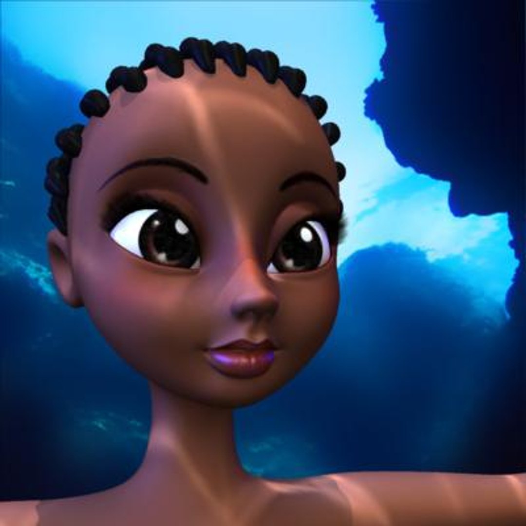 Mermaid Expressions Included 3d Model