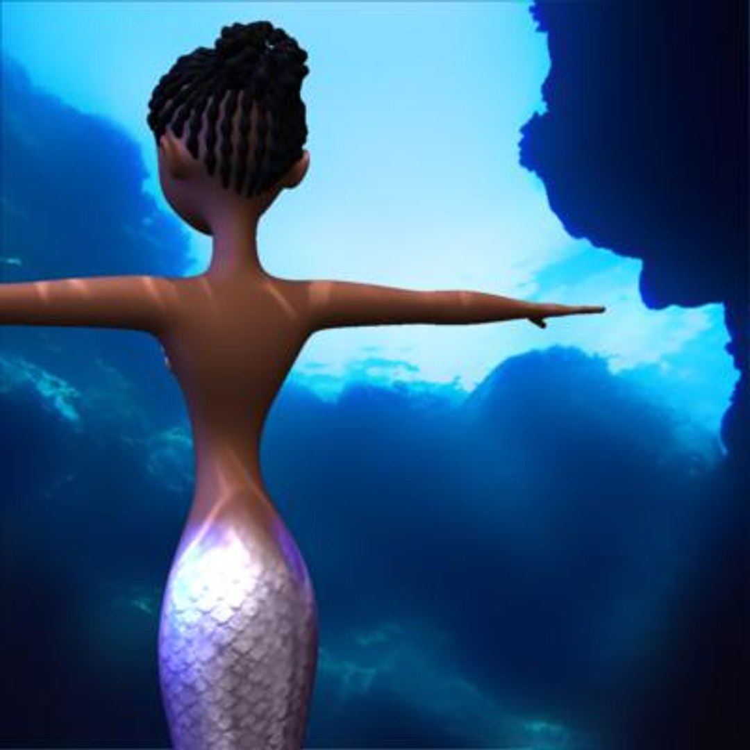 Mermaid Expressions Included 3d Model