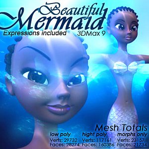 mermaid expressions included 3d model