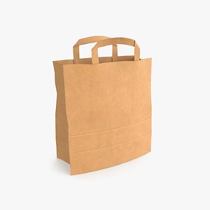 3D model paper bag