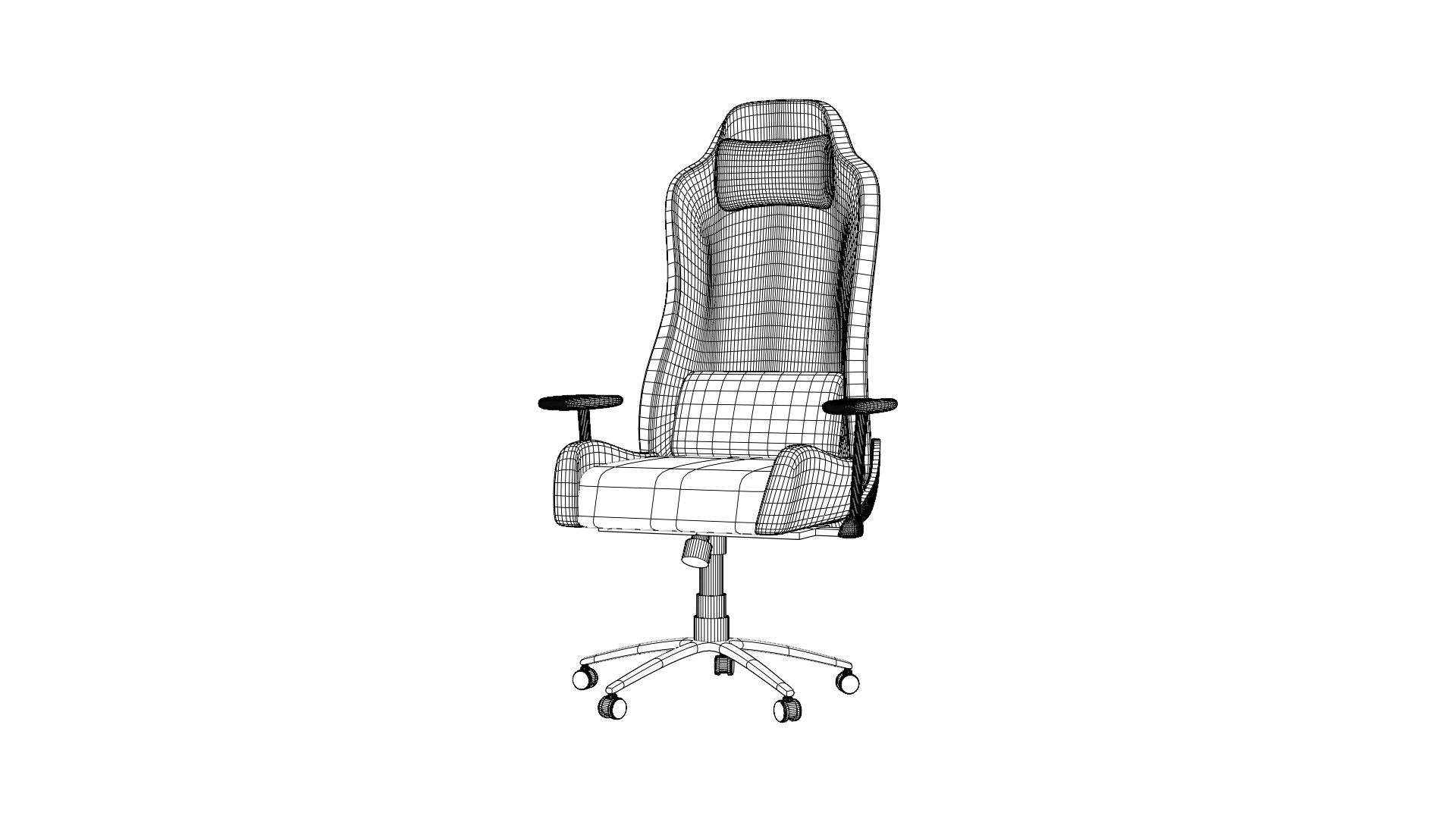 3D Model Modern Gaming Chair - TurboSquid 2116428