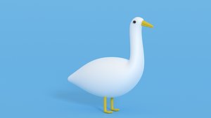 3D Cartoon Goose