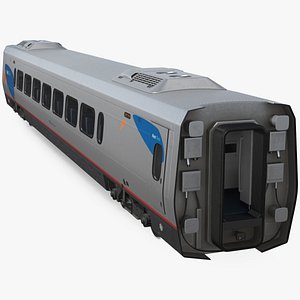 acela express class coach 3D model