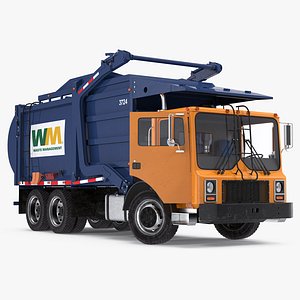 3D mack garbage truck