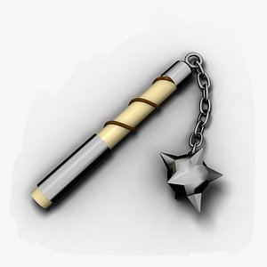 3ds max flail rigged medieval d