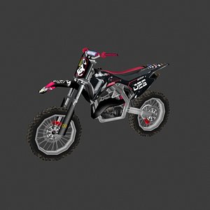 low poly dirt bike 08