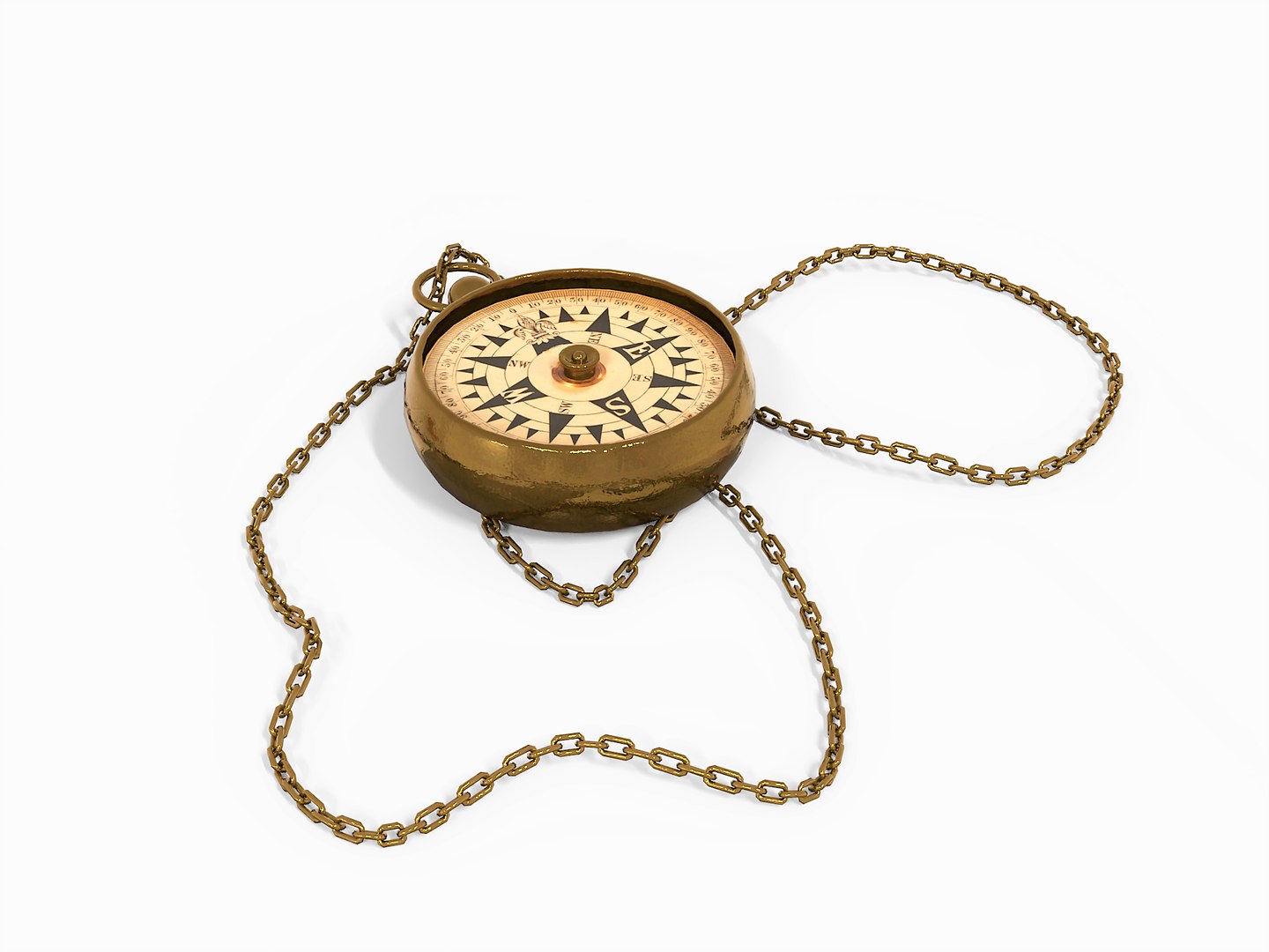 3D Compass Victorian Low-poly 3D Model - TurboSquid 2359692