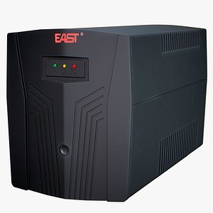 3D Uninterruptible Power Supply UPS PBR model