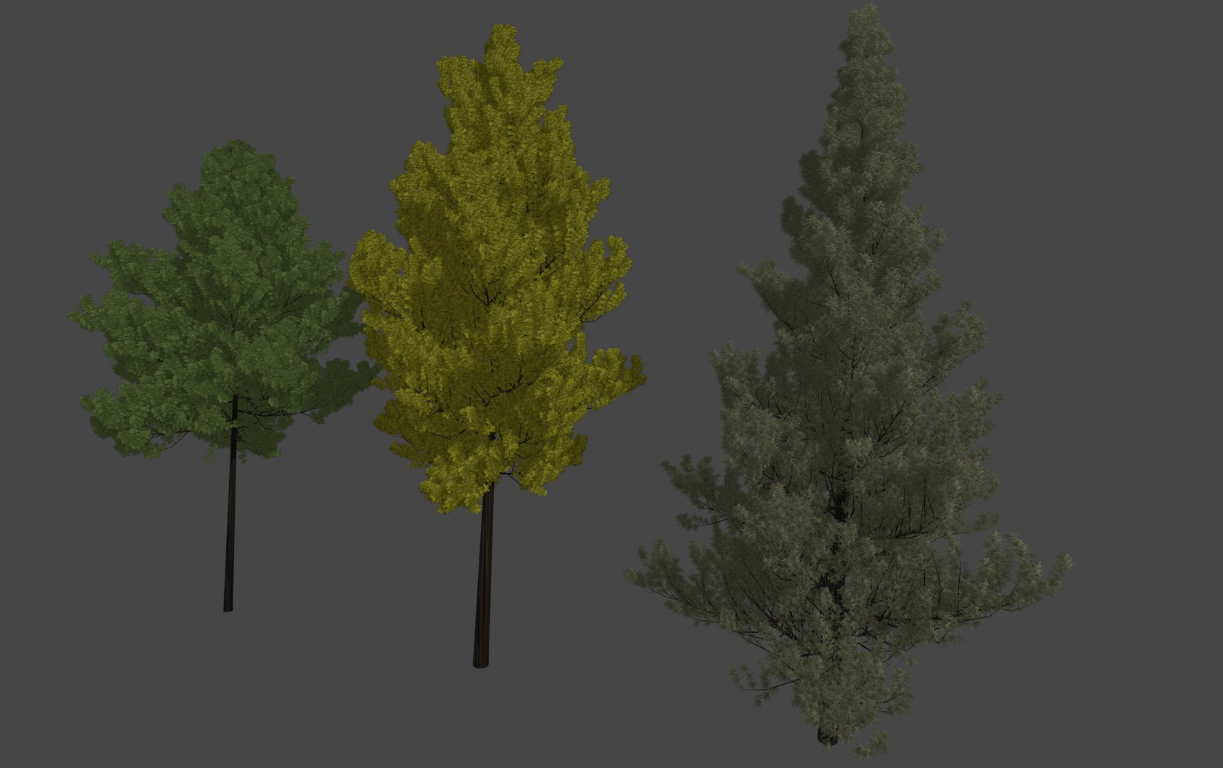 3D Trees Landscape Model - TurboSquid 1666926