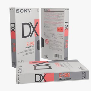 VHS Sony Dynamicron DX E-180