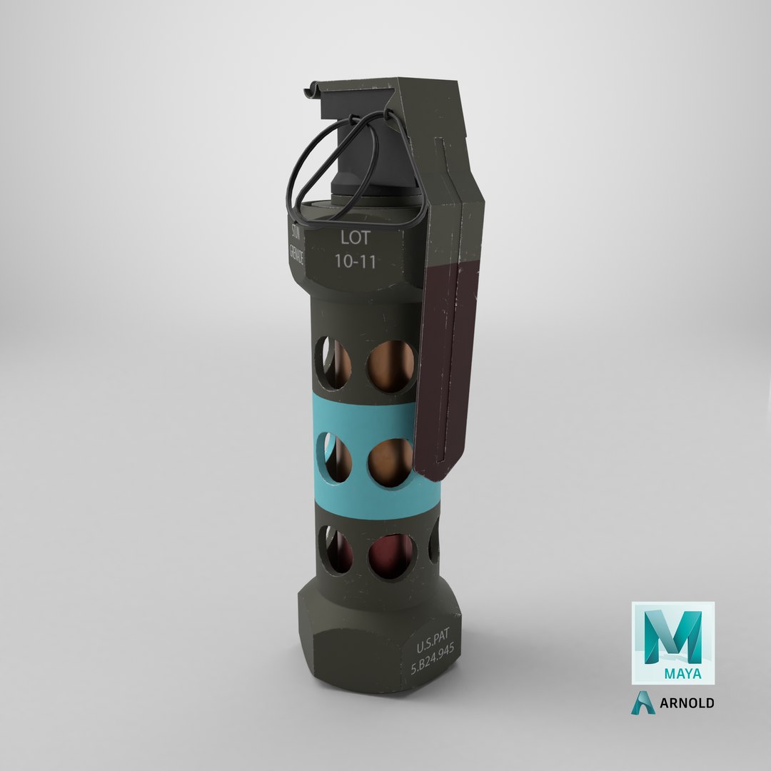 3D Stun Grenade M84 model https://p.turbosquid.com/ts-thumb/tH/c6PGbV/MR/stemcell_maya_arnold_render/png/1779205308/1920x1080/fit_q87/3baee343e30e17806785849addc0b9deb45d352f/stemcell_maya_arnold_render.jpg