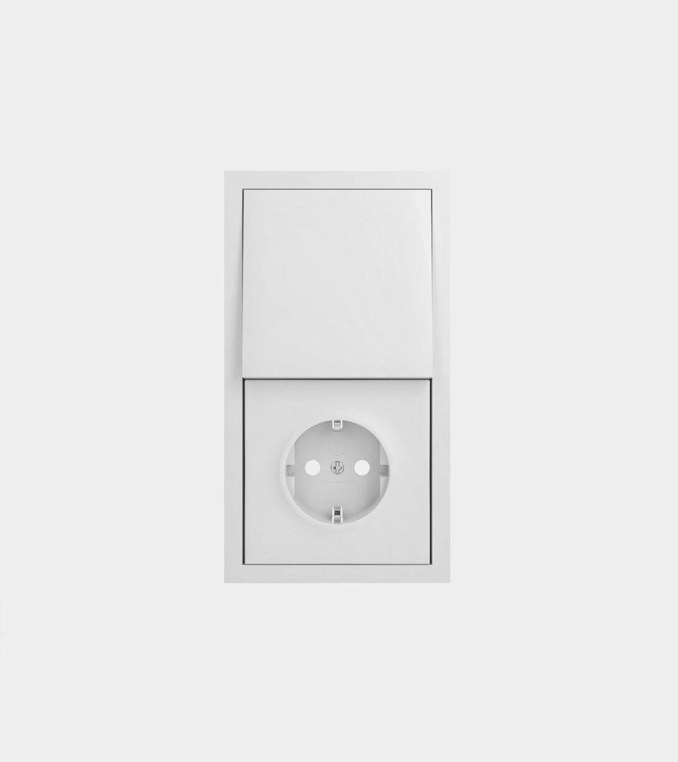 3D Socket Light Switch Modelled TurboSquid 1404152