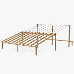 Inclined Training Obstacle 3D model