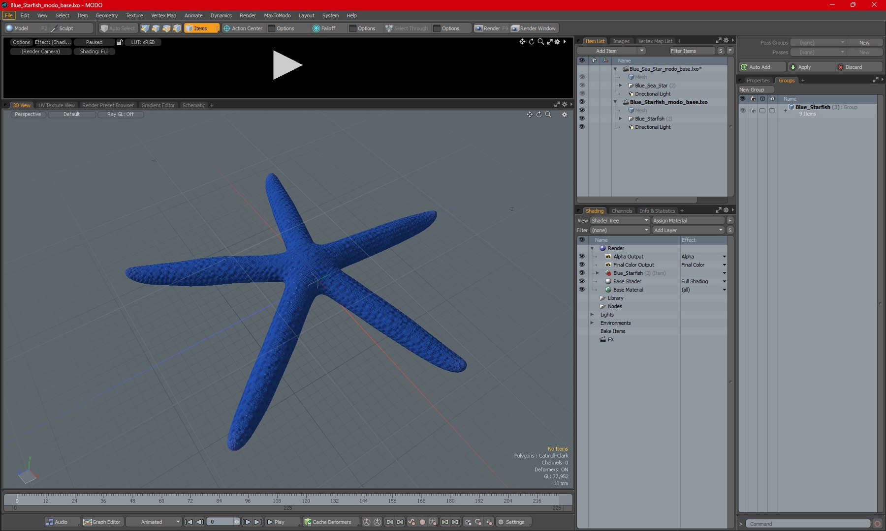 3D Blue Starfish https://p.turbosquid.com/ts-thumb/tH/cPKO0R/BE/bluestarfishvray3dmodel016/jpg/1714596506/1920x1080/fit_q87/00051916654a050e970e4116a84871b5a2baaf4f/bluestarfishvray3dmodel016.jpg