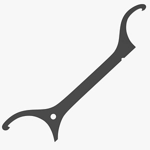 3D locknut wrench