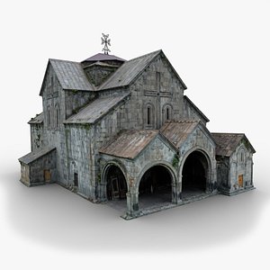 3D Armenian Stone Monastery Church