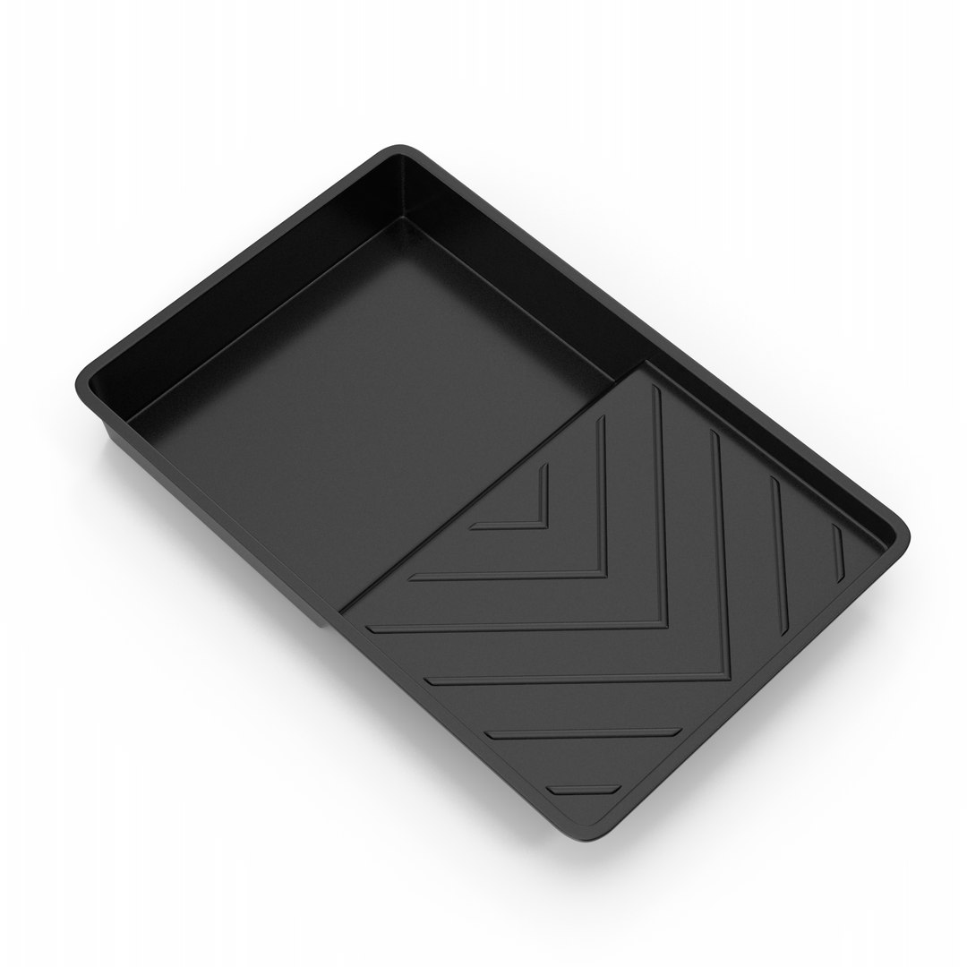 3D Paint Roller Tray Model TurboSquid 2162251