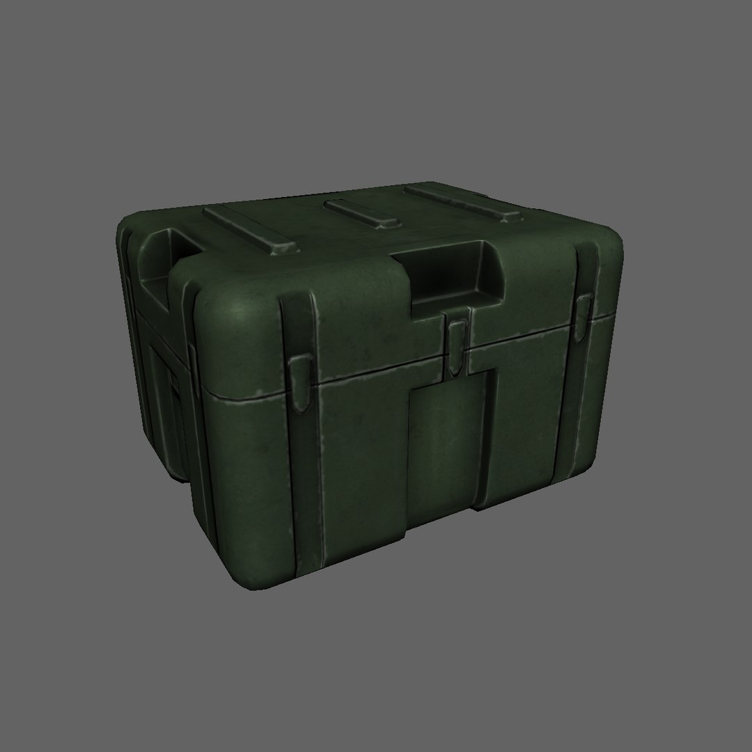 3d Model Military Box