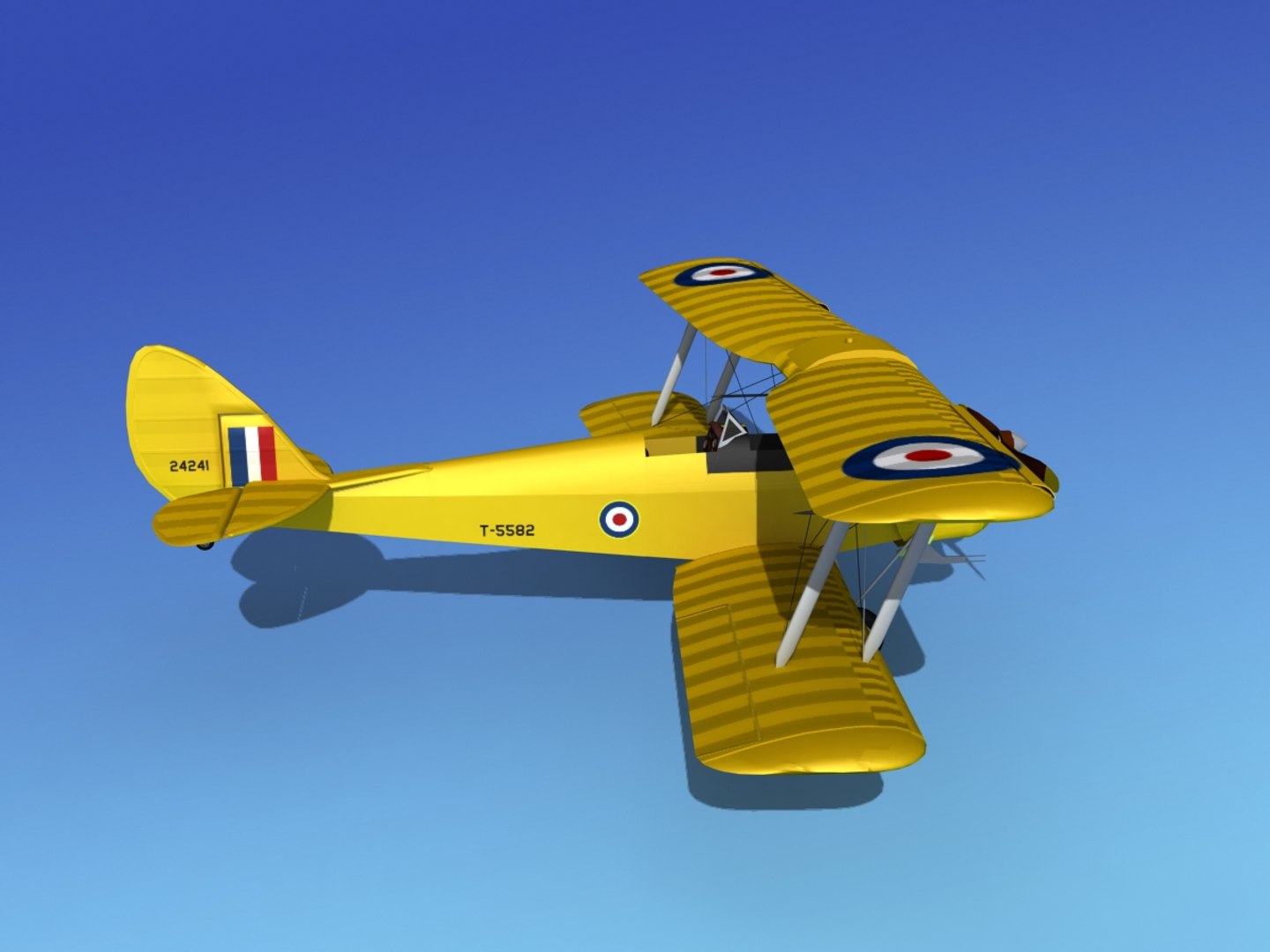 3d Model Tiger Moth