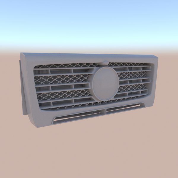 3D model car radiator