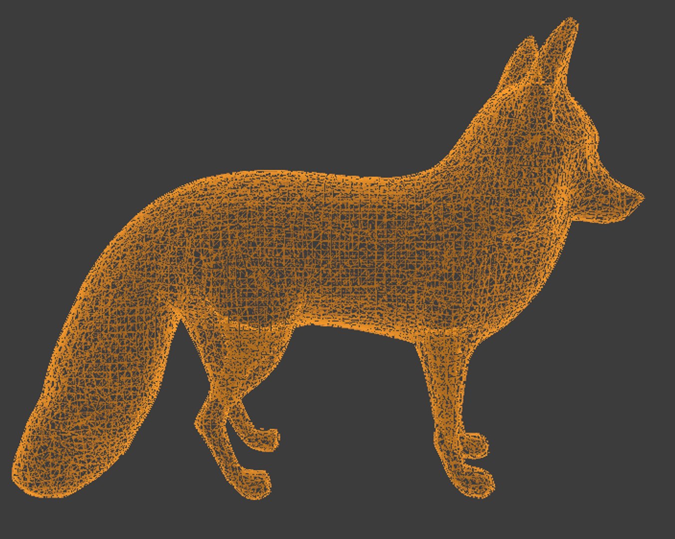 3D Fox - TurboSquid 2218985
